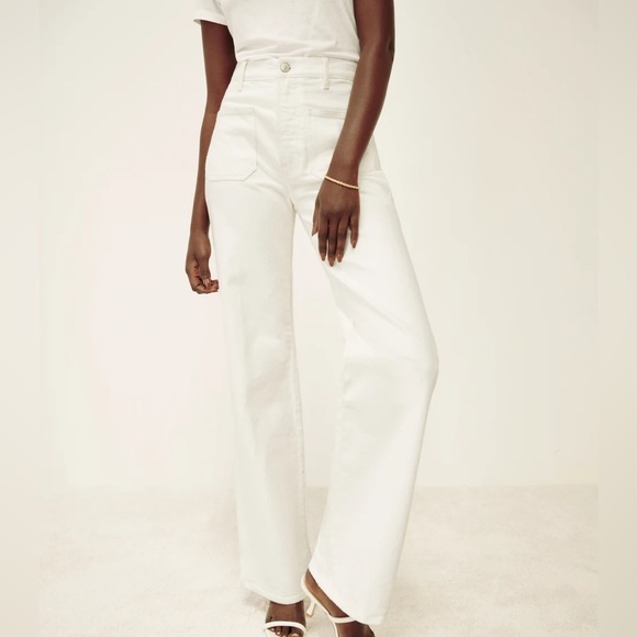 Reformation White Women's Jeans - Picture 2 of 11